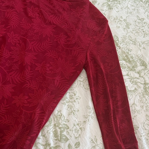 Pink Lily Red Midi Dress - Picture 4 of 4